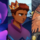 Art from Adventures in New America, The Two Princes, and Mission to Zyxx